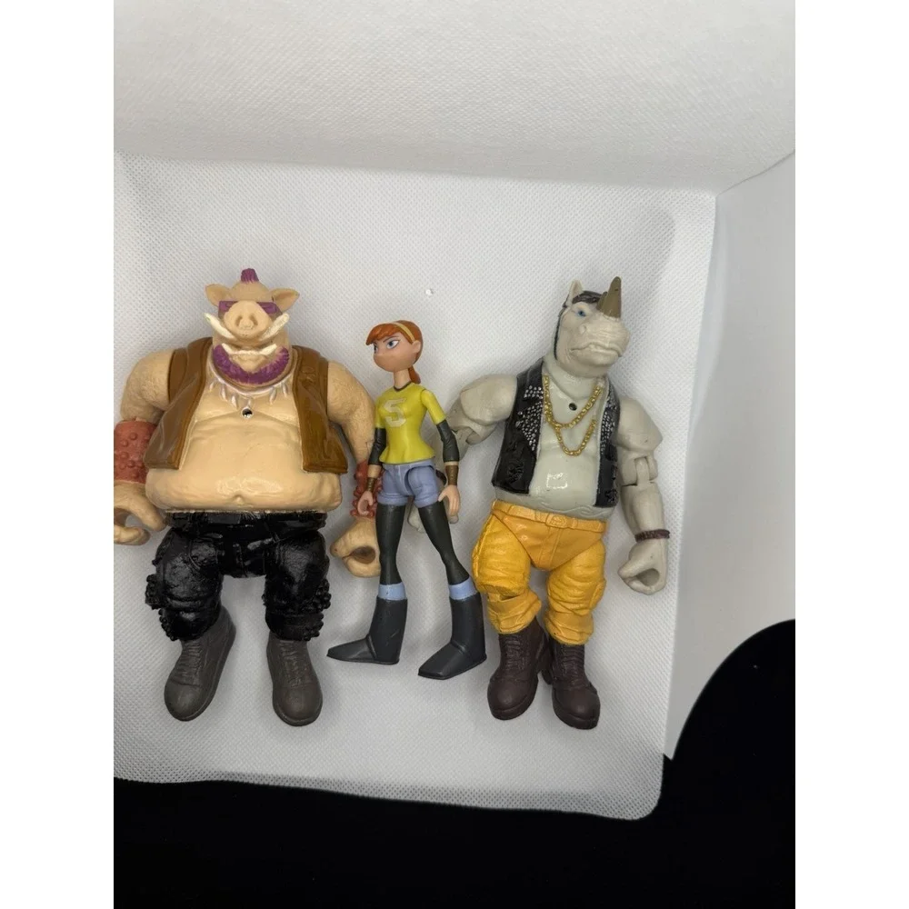 Teenage Mutant Ninja Turtles Bebop &‎ Rocksteady Playmates April Leo And Raf '15